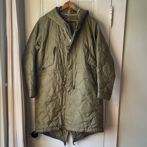 Double RL fishtail parka